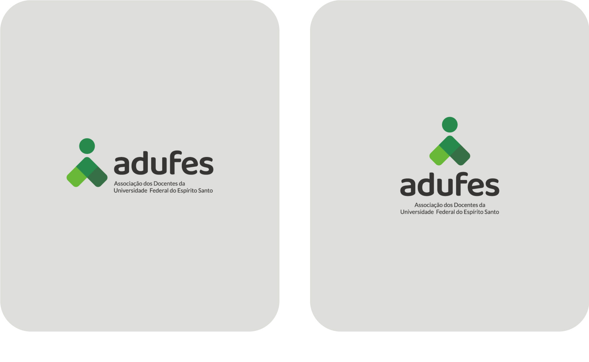 Variações do logotipo da Adufes