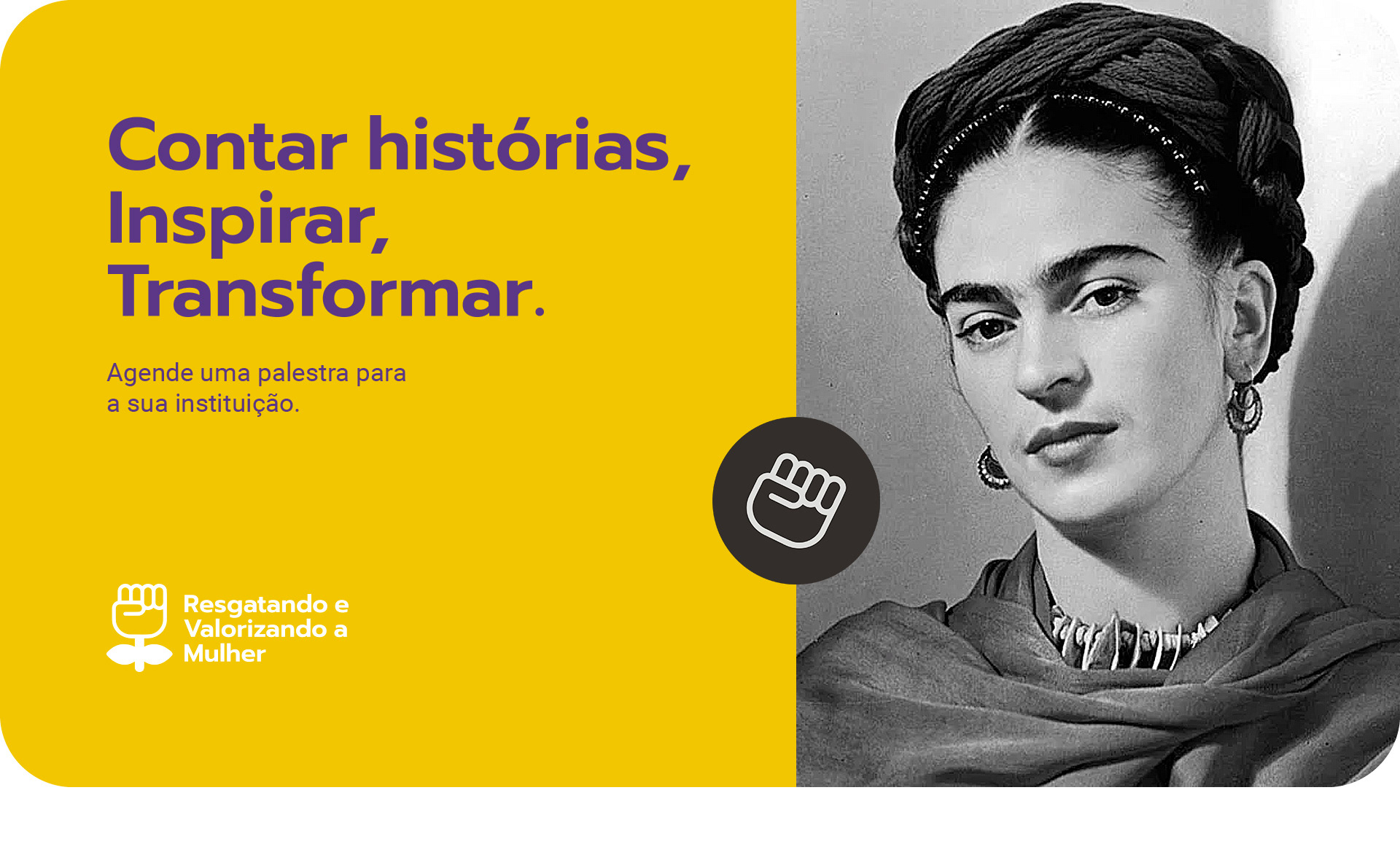 Banner site movimento feminista