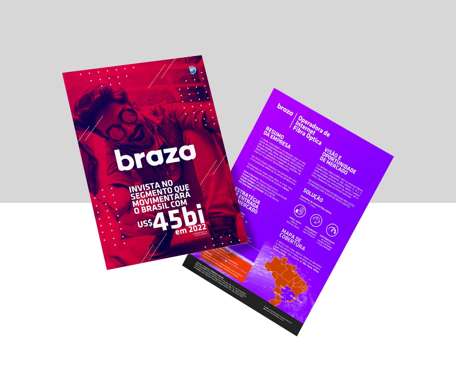 Design de panfleto moderno