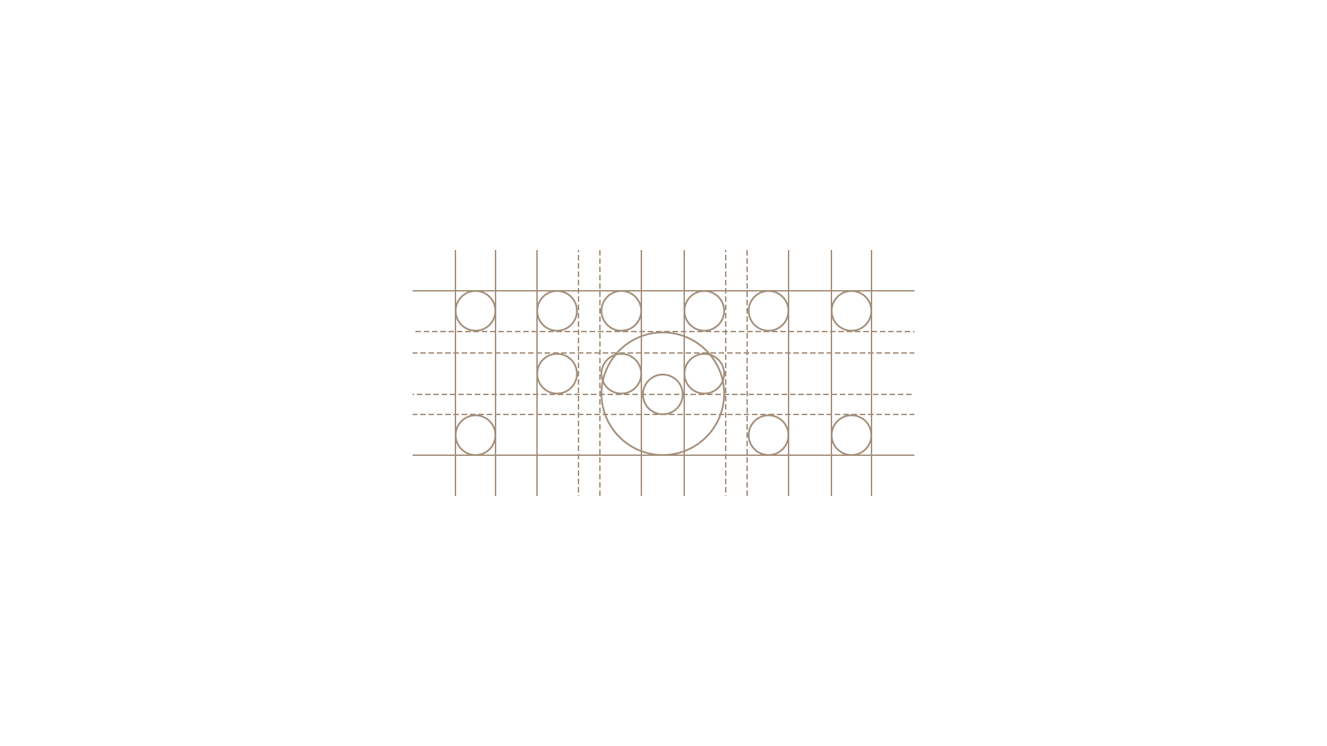Construção do grid do logotipo