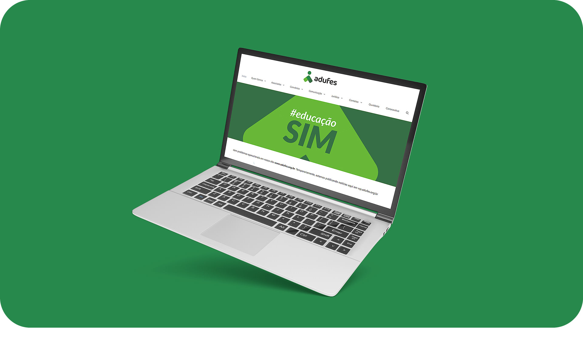 Design de interface e site da marca