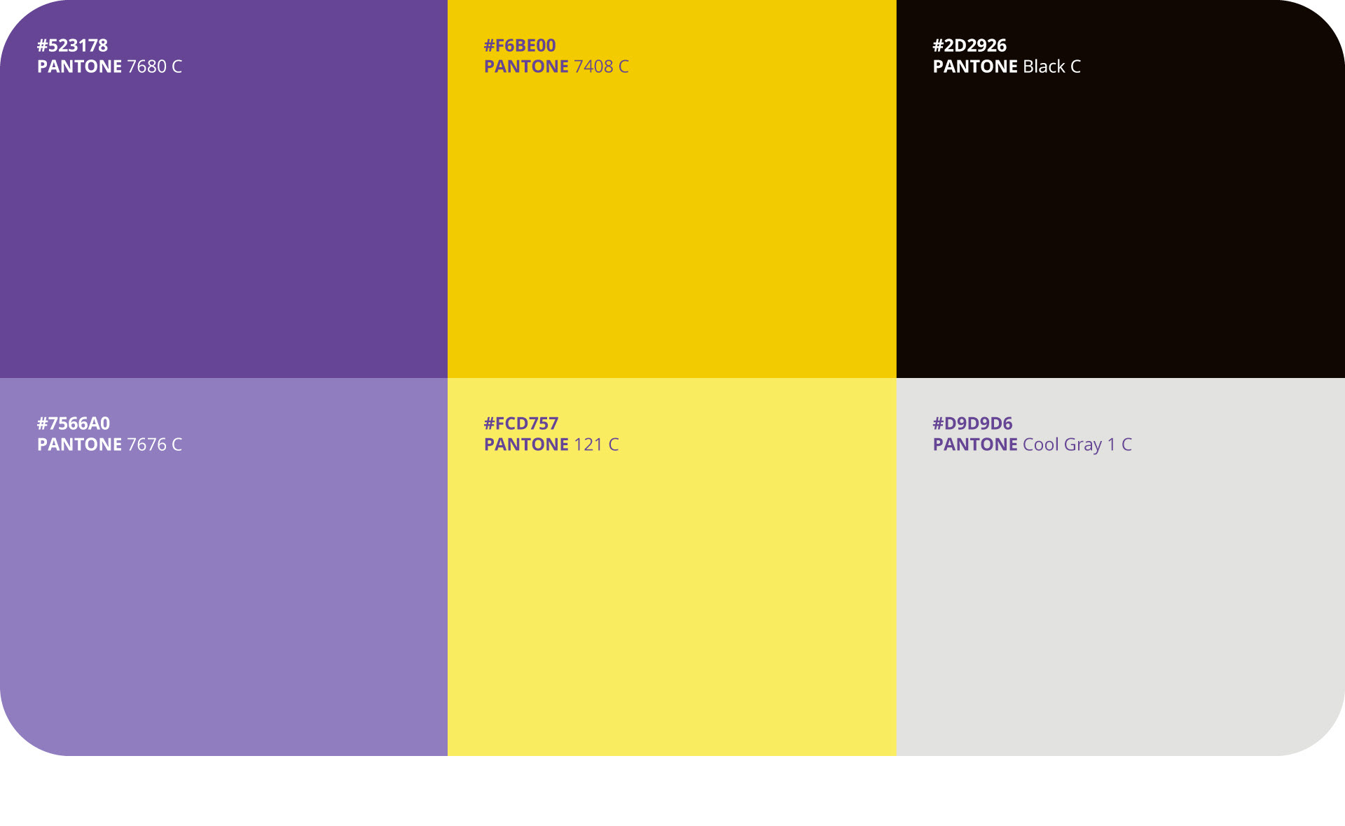 Paleta Pantone extrovertida e rebelde