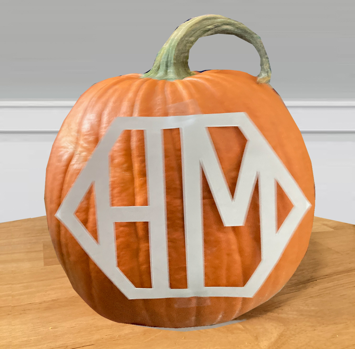 Jack-O-Lantern Logo Stencil
