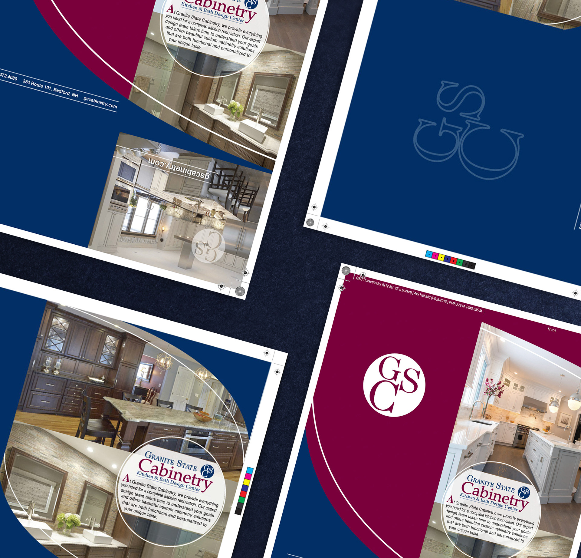Professional folder layout for fast, high-quality production and easy turnaround