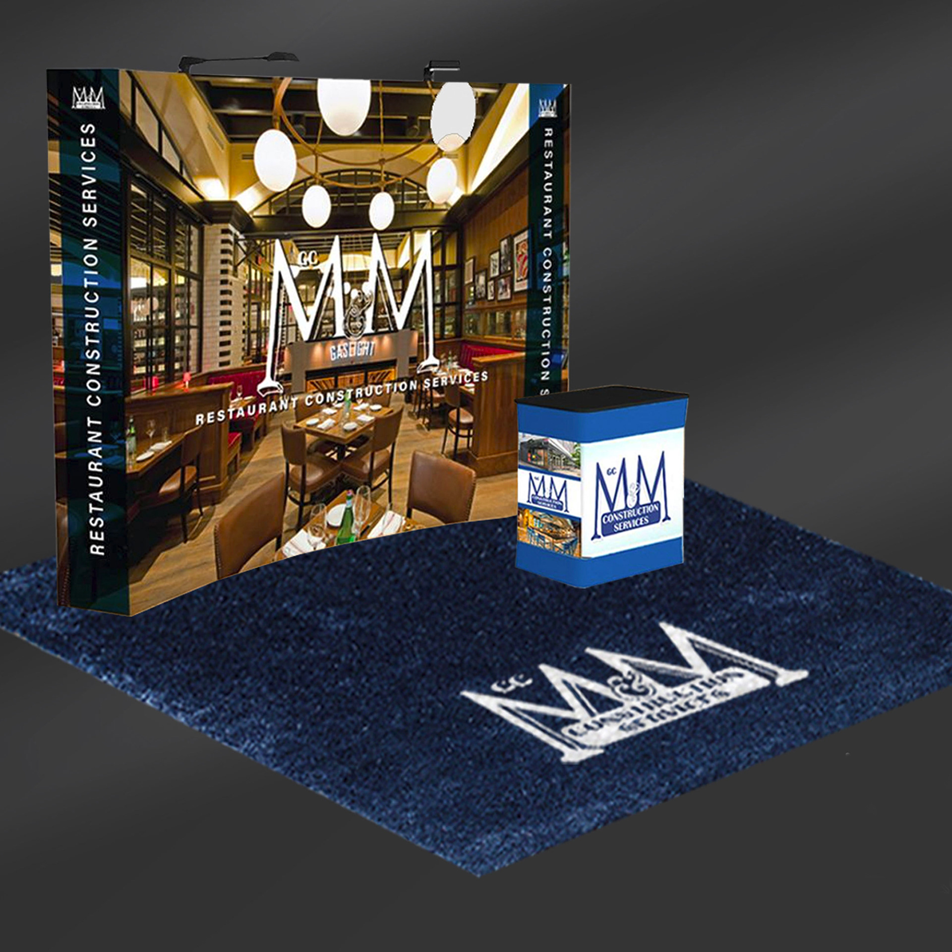 Tradeshow Display with Logo Carpet
