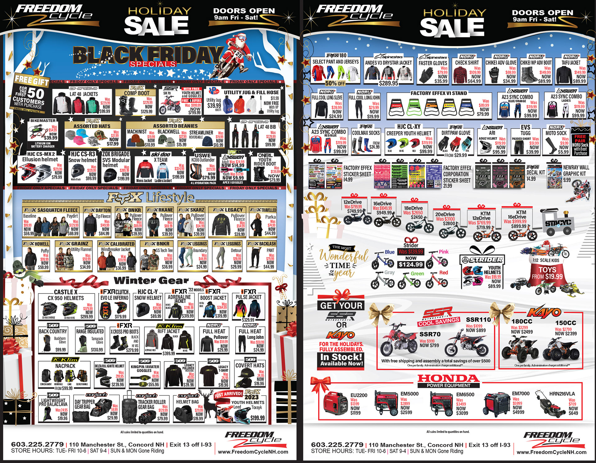 2022 Black Friday Flyer Insert