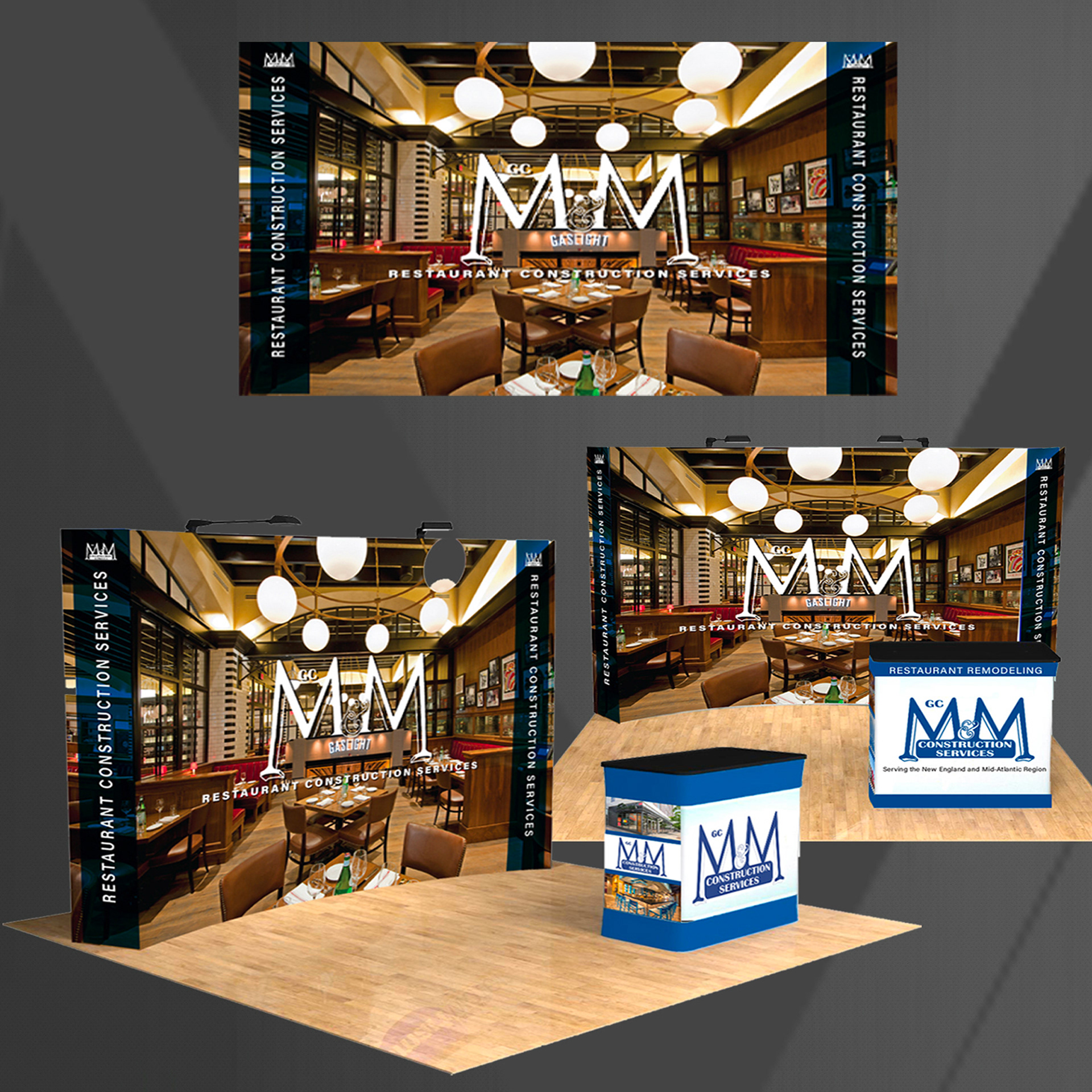 Tradeshow Display and Wrap Around Booth Design