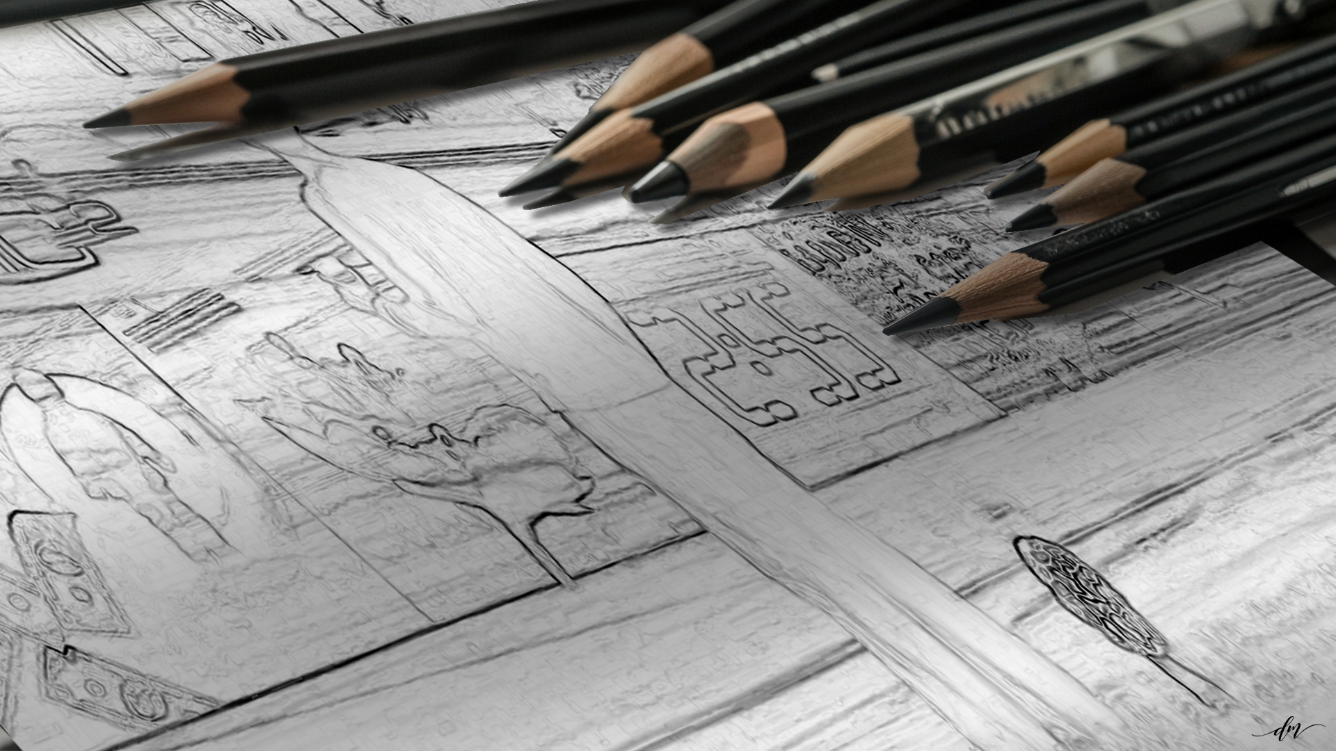 The Idea Takes Shape — From pencil sketch to the visual concept behind Spirit Test.