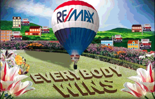 Final RE/MAX illustrations and ads developed for RE/MAX four-season campaign.