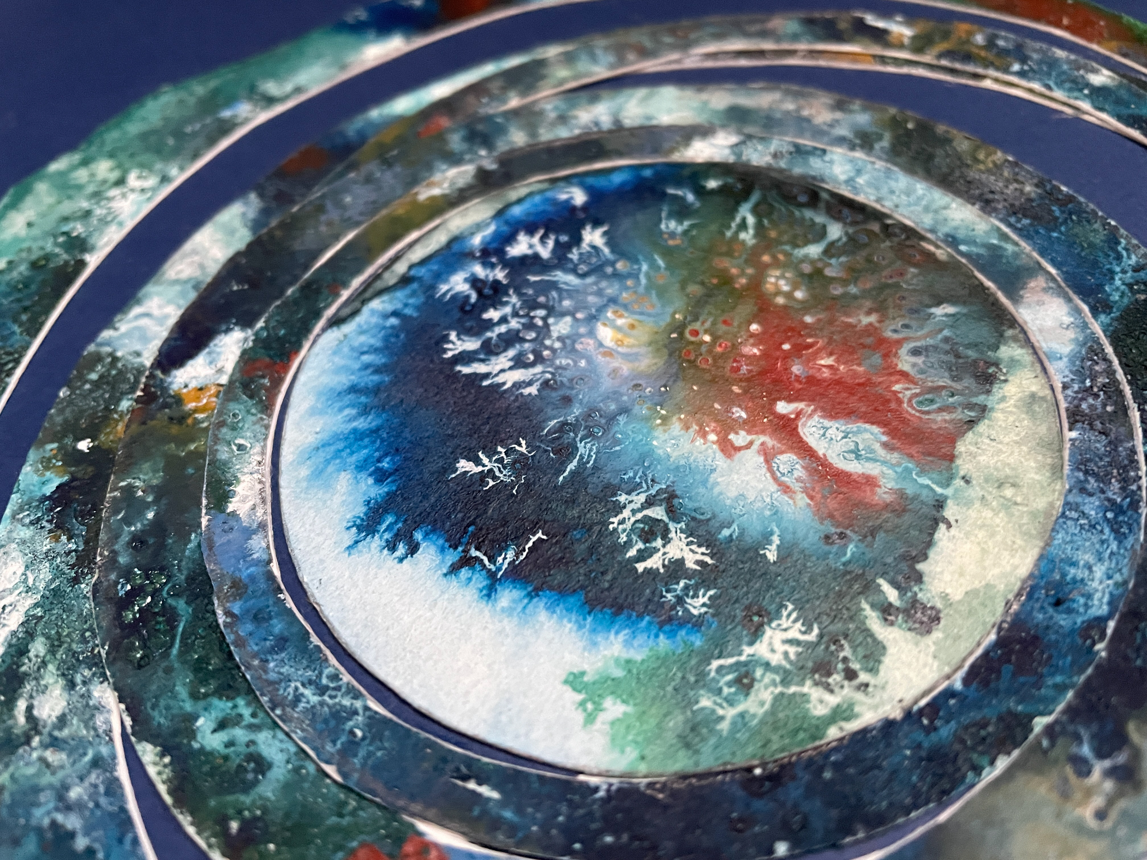 Close-up van het eerste deel