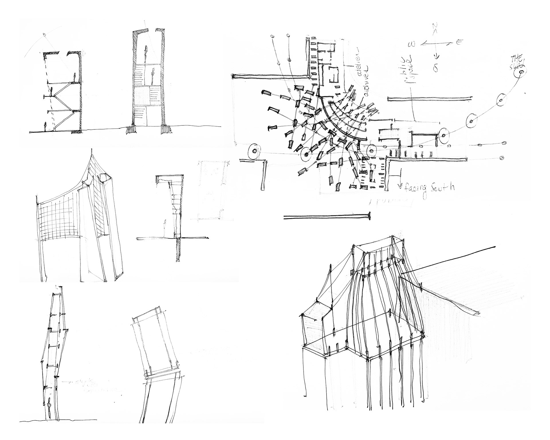 Process - Plan and "Gnomon" Sketch