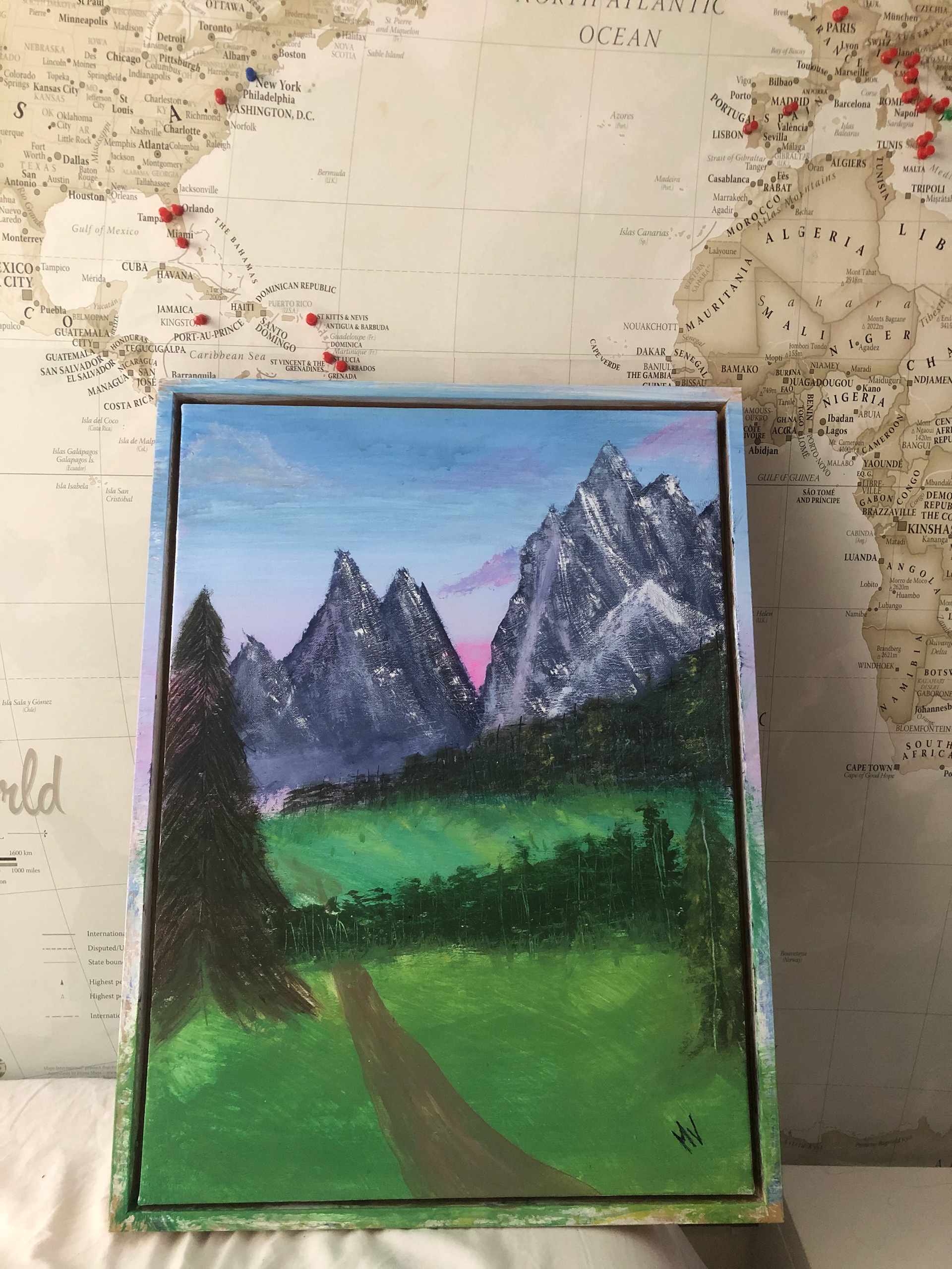 mountains | acrylic on canvas | 2020