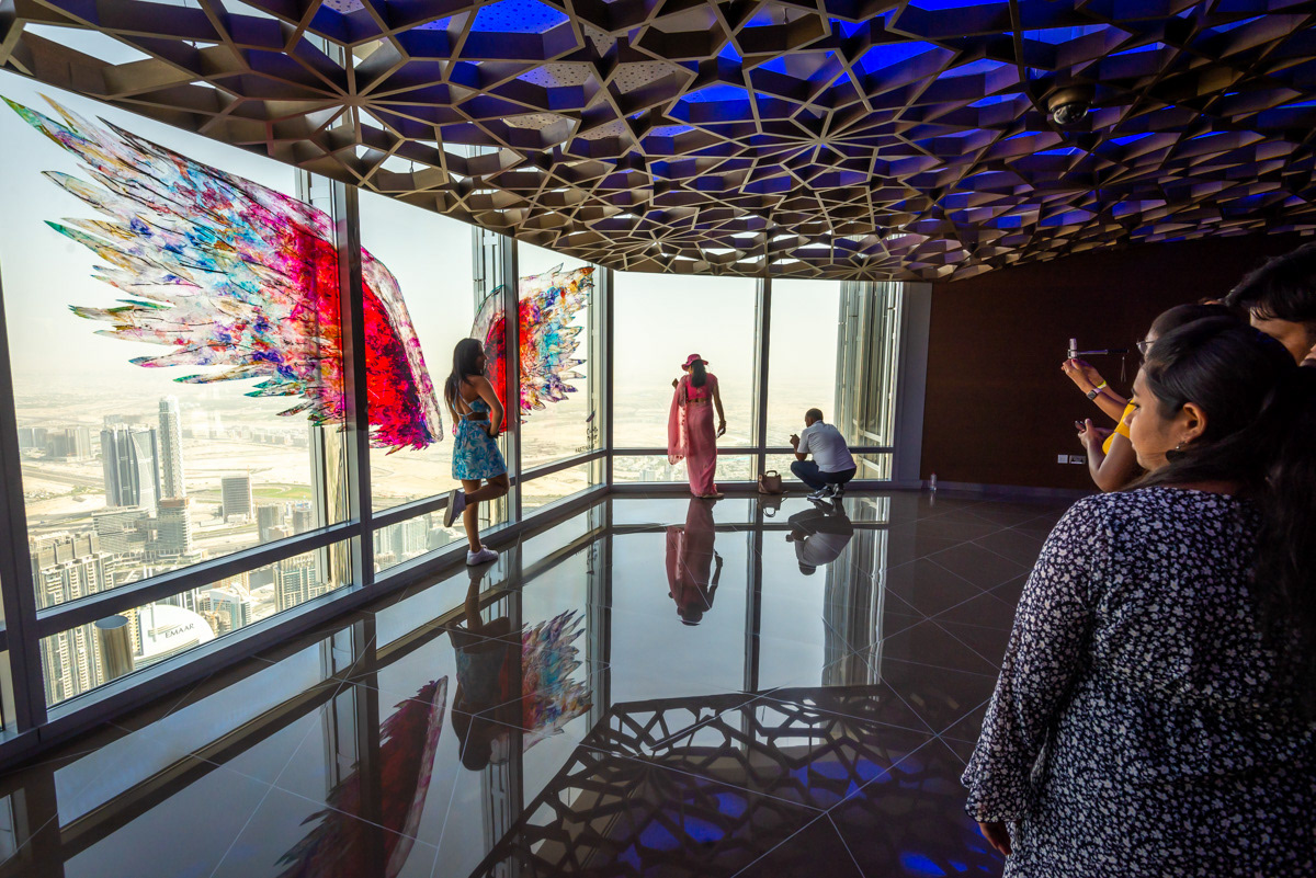 125th floor of the Burj Khalifa.