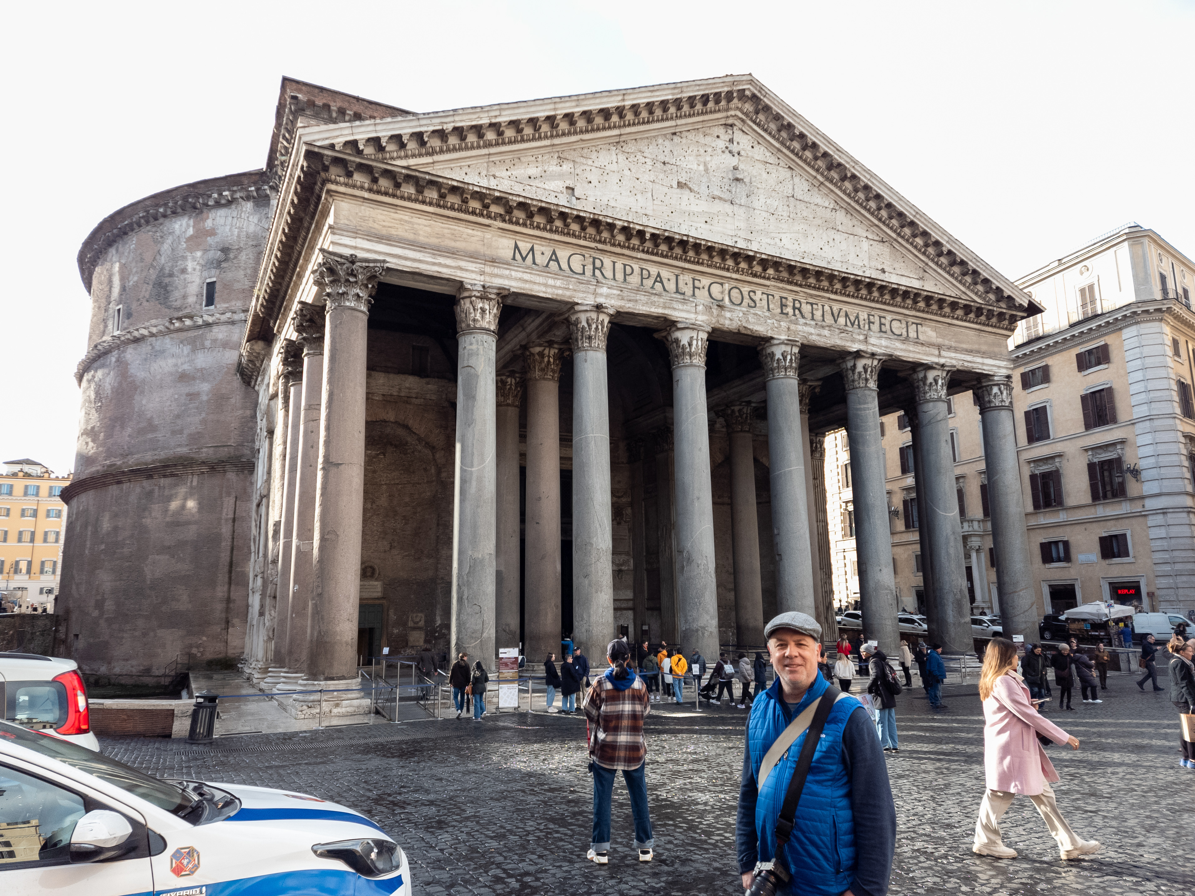 Pantheon - Dedicated in AD 126 by Emperor Hadrian as a temple to all gods; converted to Catholic church in AD 609.