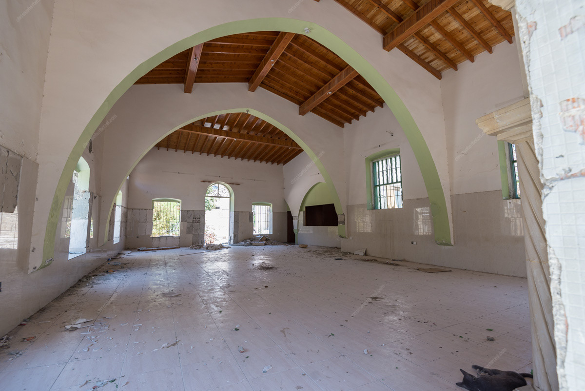 Interior of a 20th century addition.