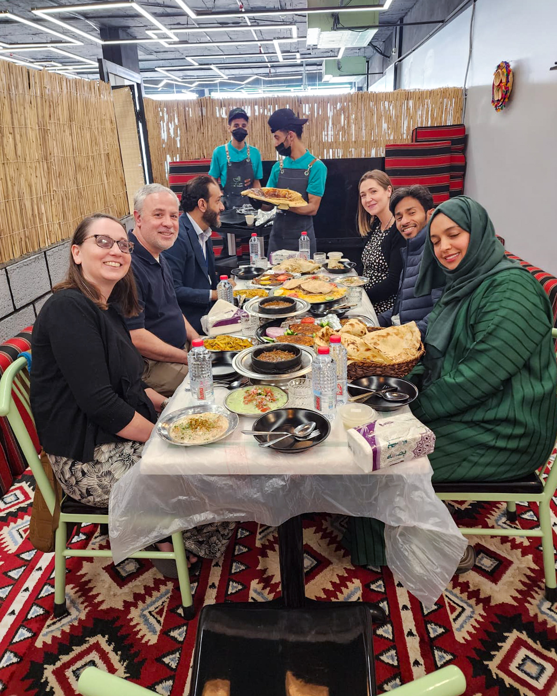 Green Ibb Restaurant - With Jennifer's staff.