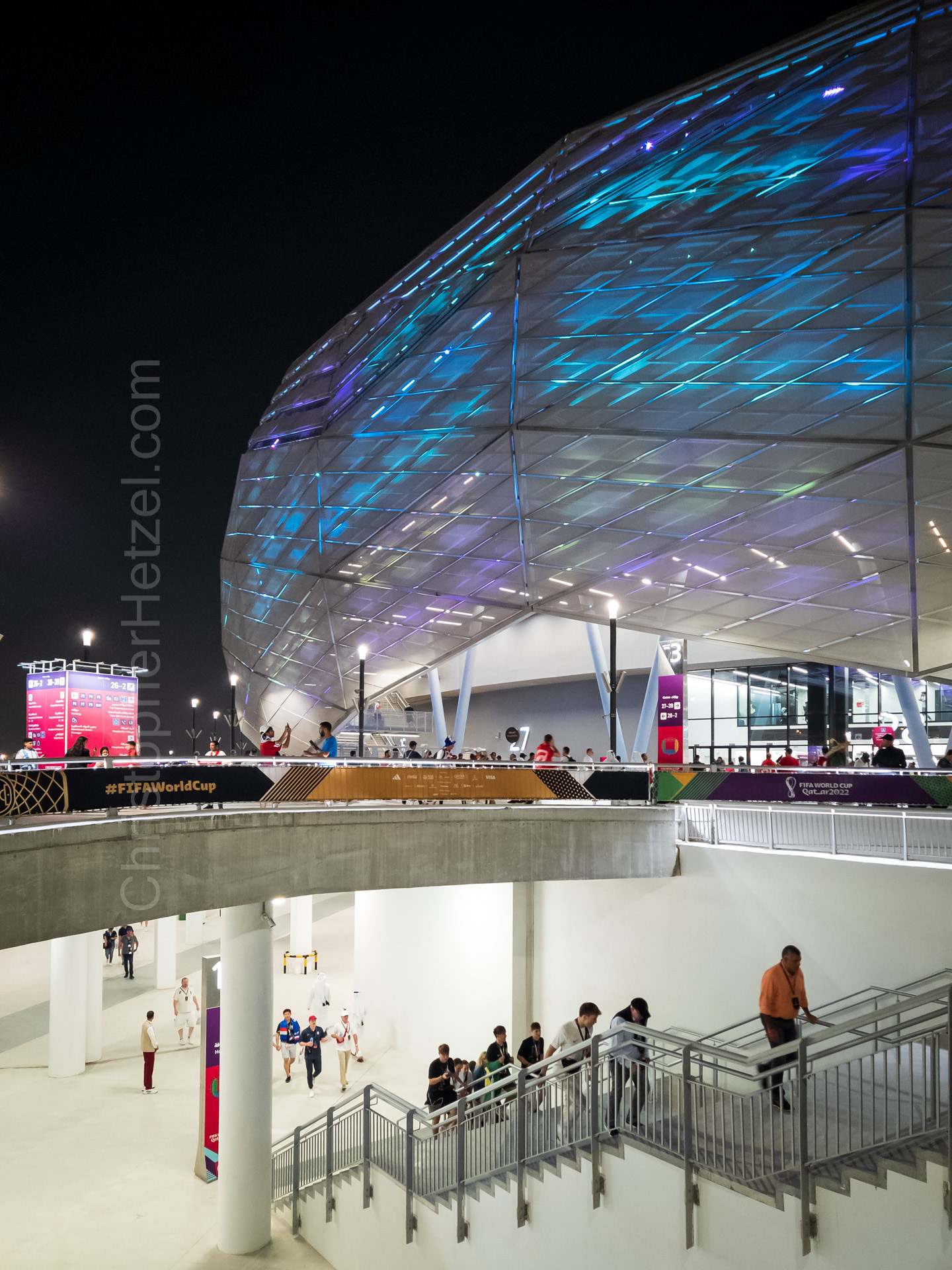 Education City Stadium for the France vs. Tunisia group stage match.
