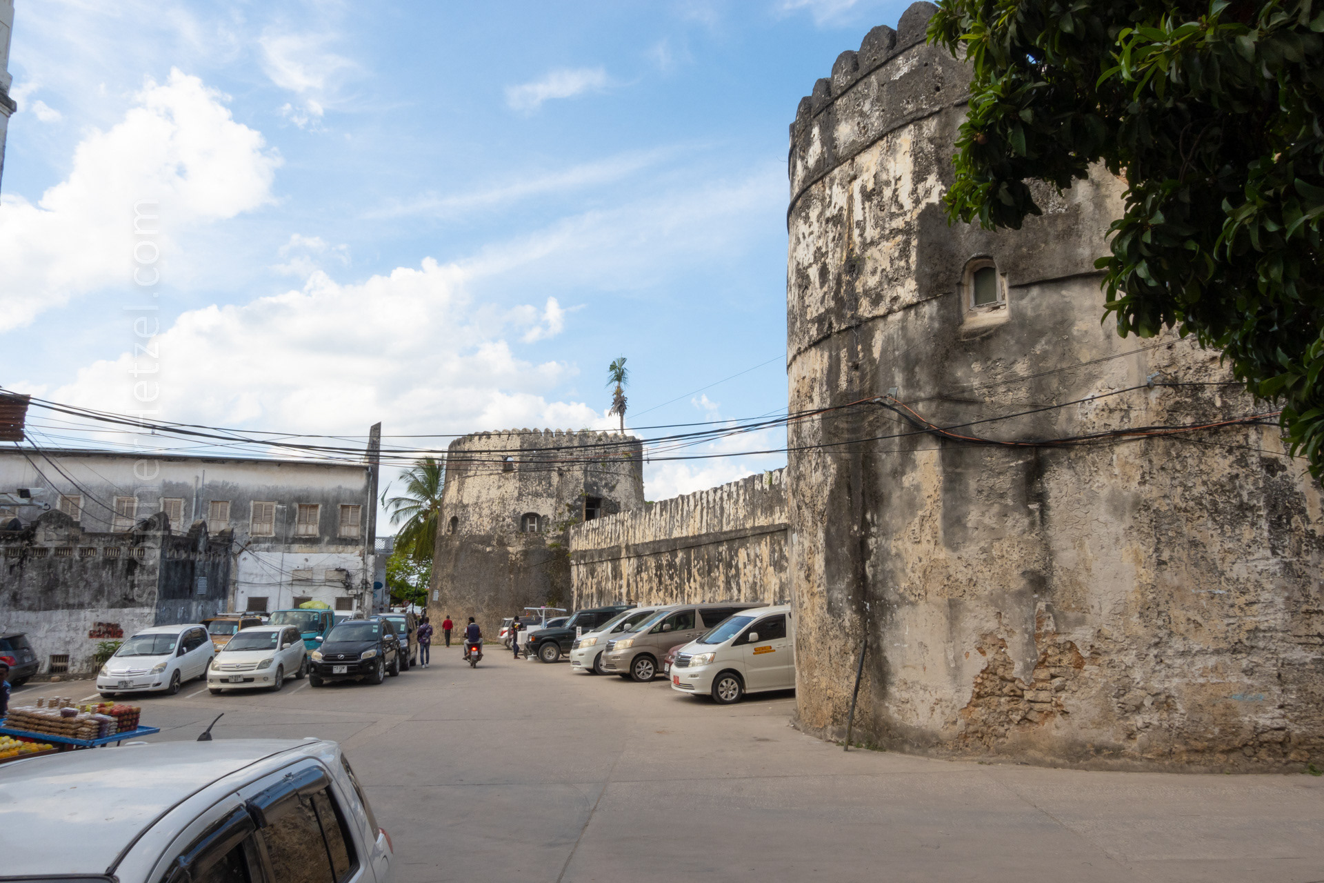 West side of the Old Fort