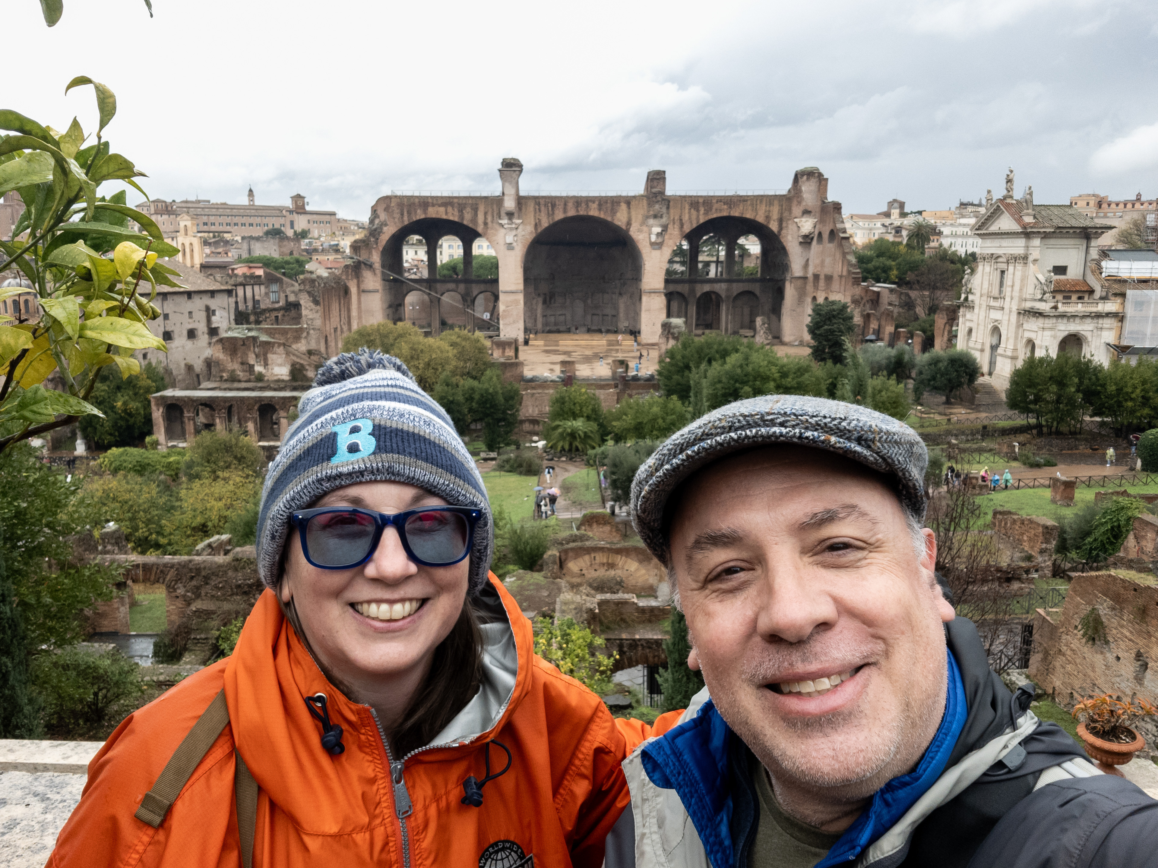 Basilica of Maxentius and Constantine - Built in AD 306, it was the last and largest of Rome’s civic halls. It was a law court and administrative center rather than a church. Today only the three great vaults of the north aisle remain.