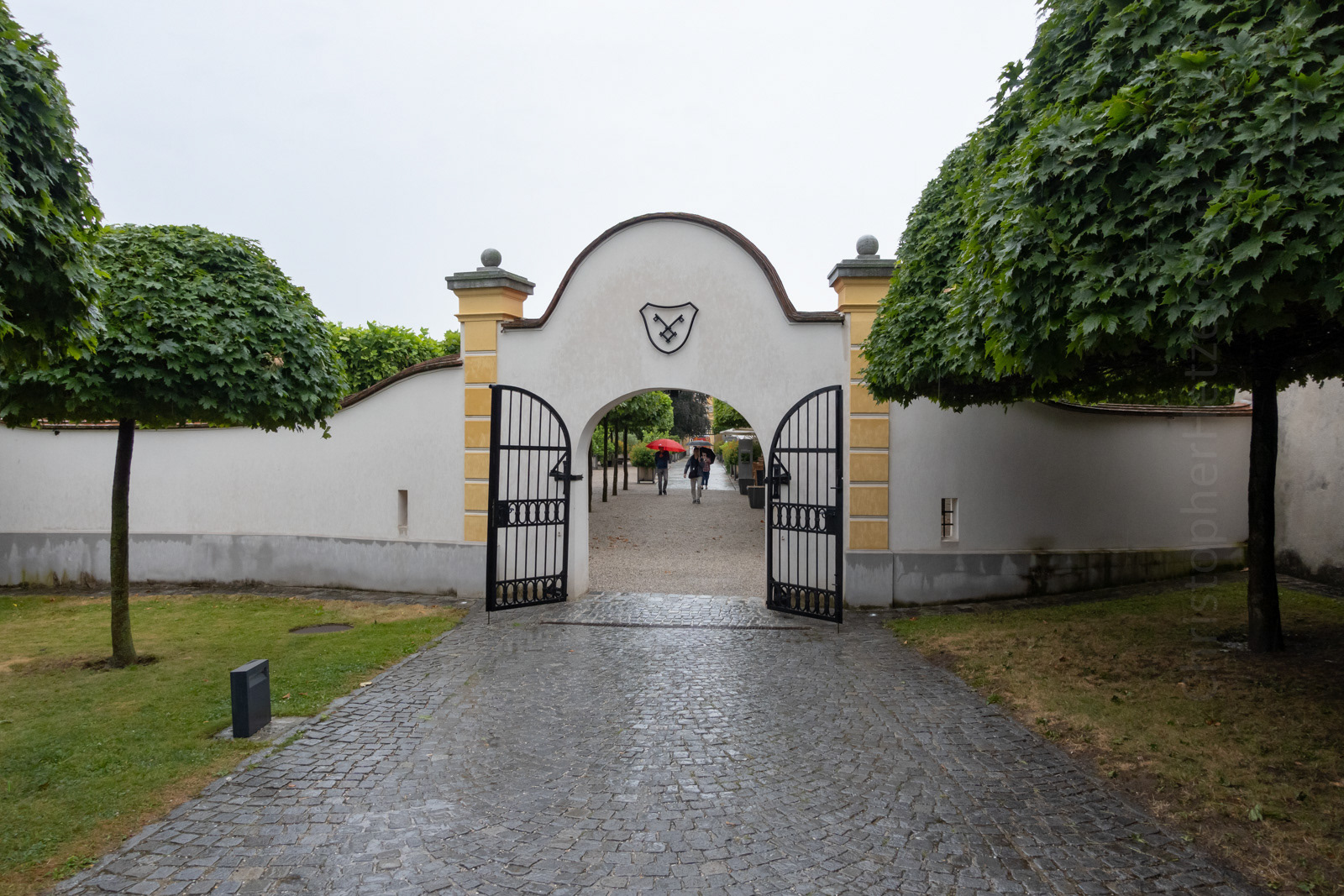 Entrance to the Abbey grounds.