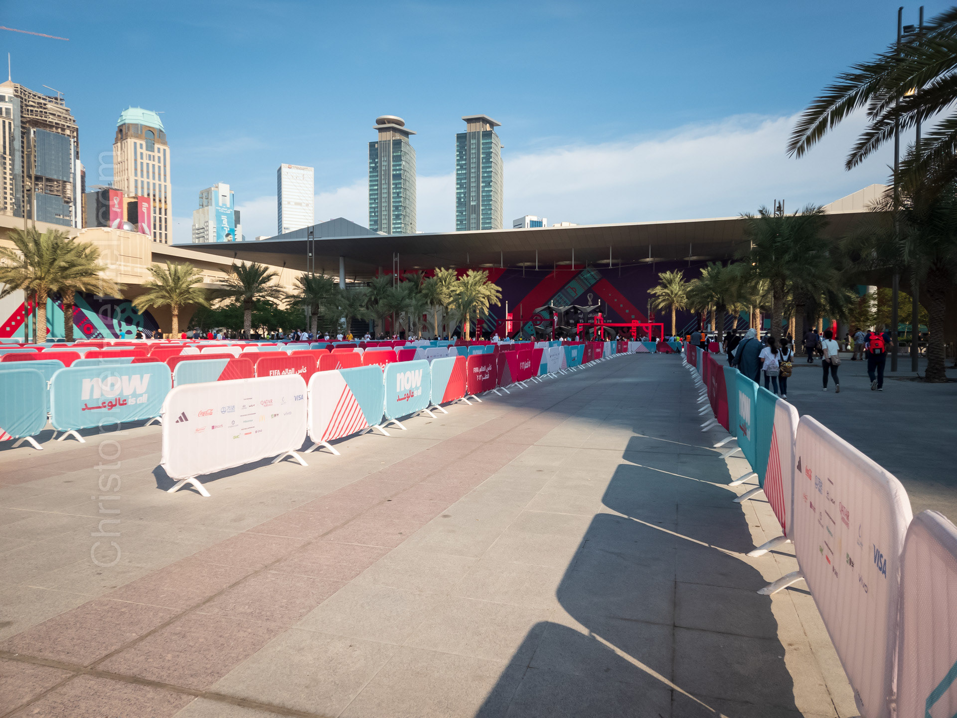 Doha convention center and World Cup Media Center.