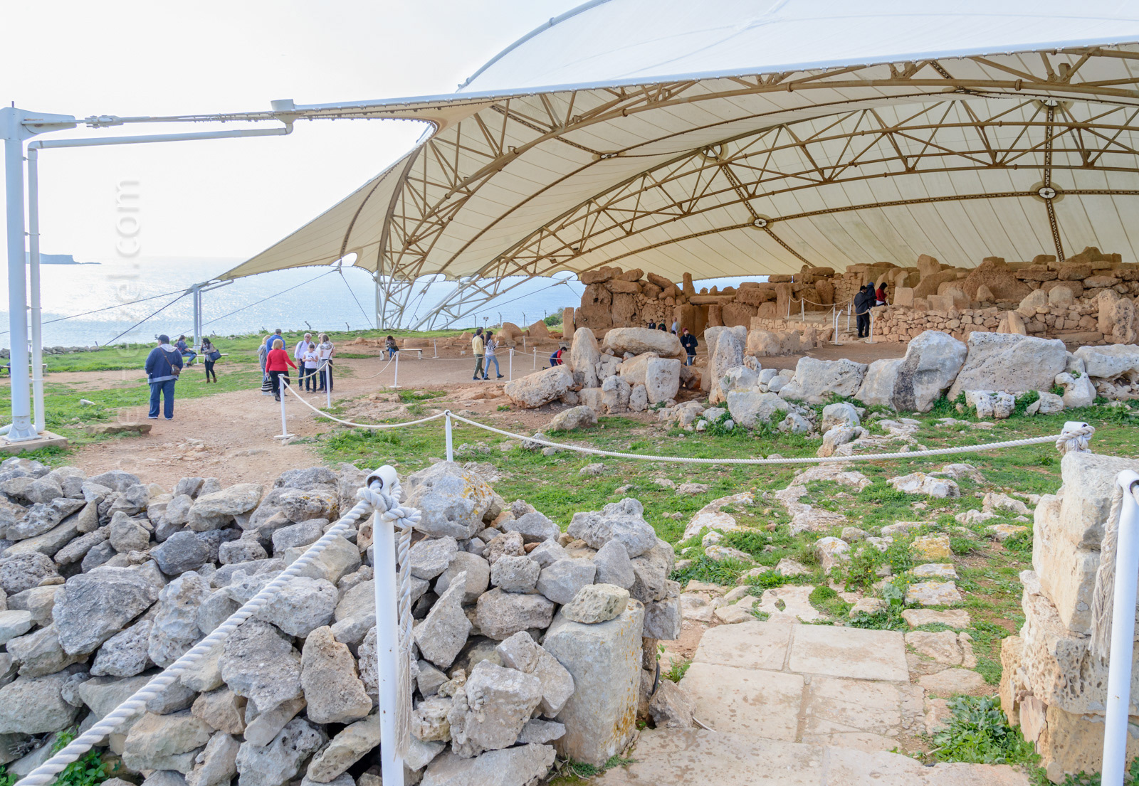 Mnajdra temple complex.