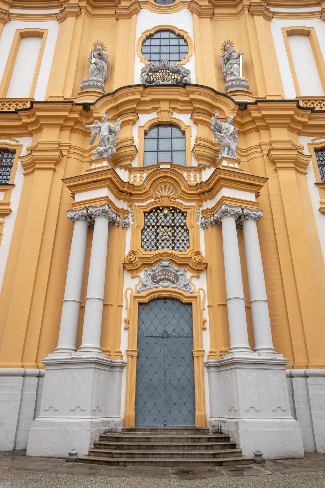 Entrance to the church.