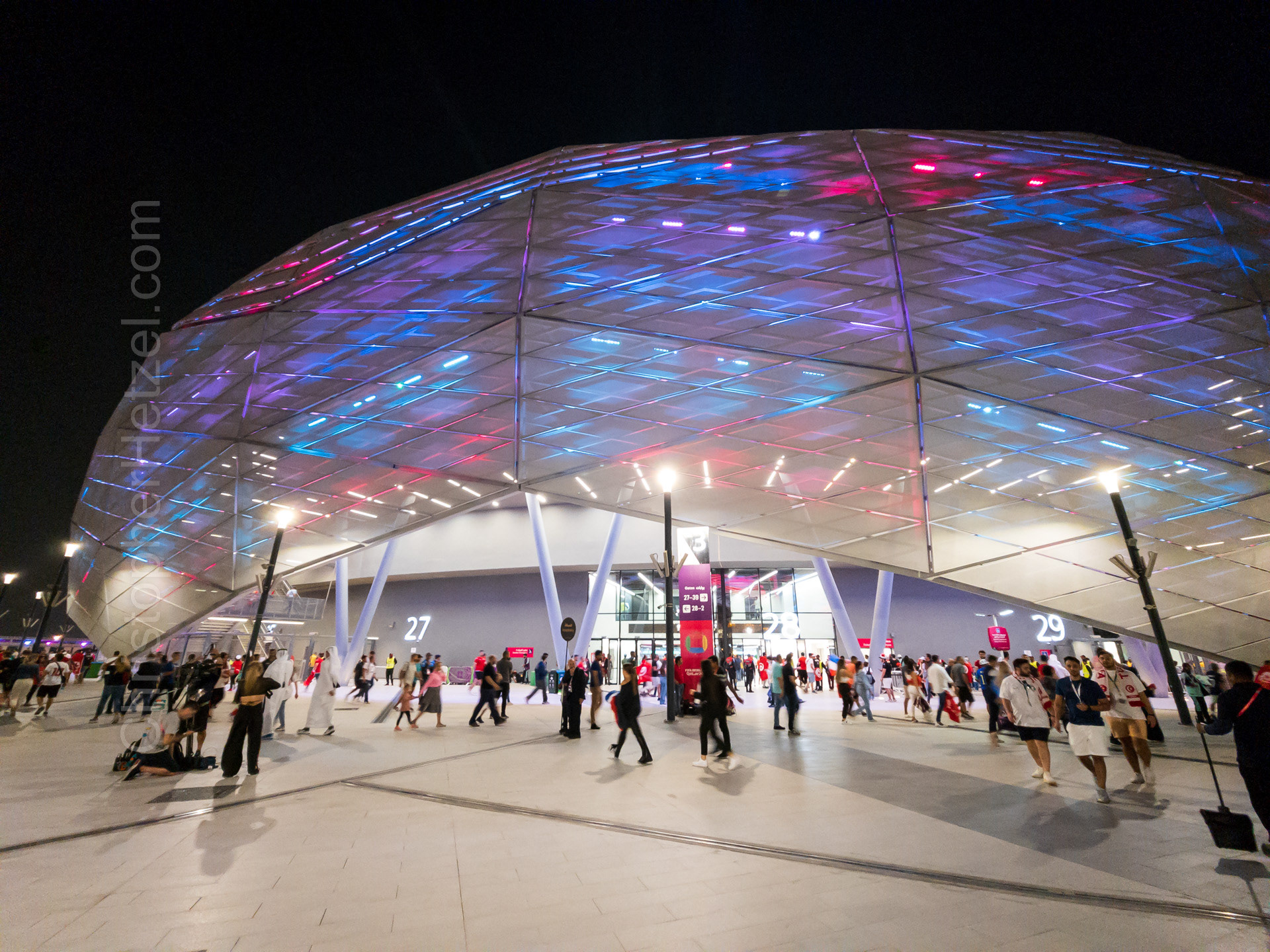 Education City Stadium for the France vs. Tunisia group stage match.