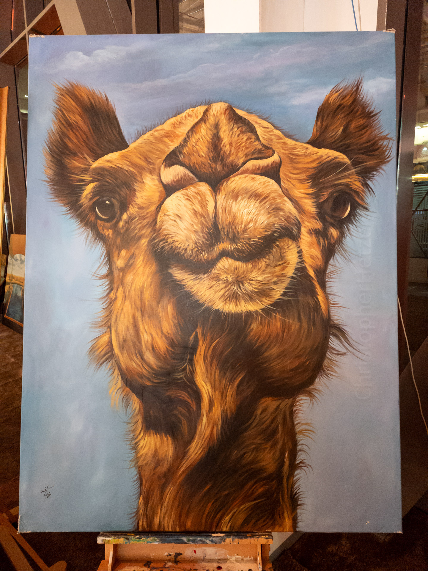 The camel painting that Jennifer wanted to buy. 😁
