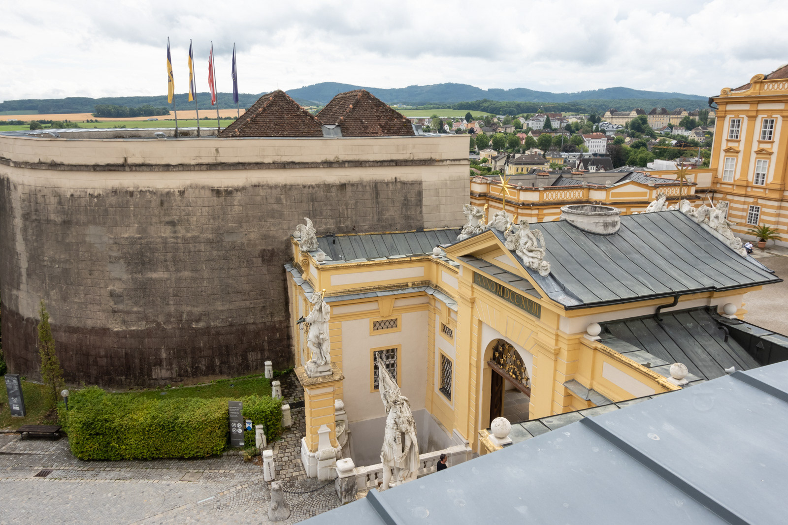 The Abbey Gate, viewed from the east bastian.