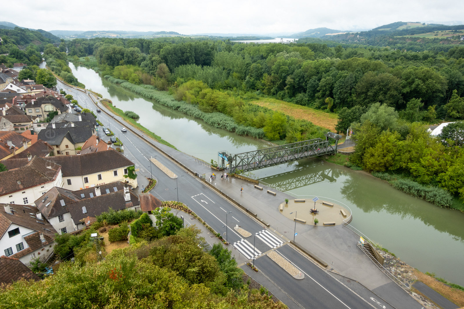 Melk River viewed from Abbey.