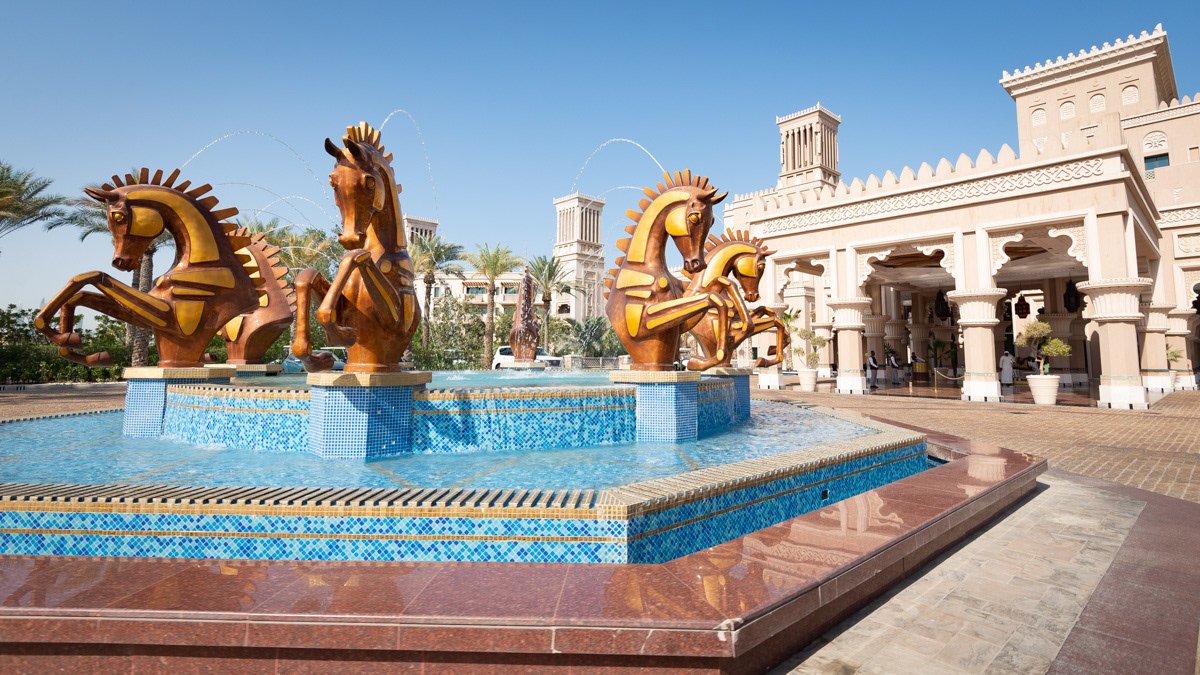 The 5-star Jumeirah Al Qasr Hotel.