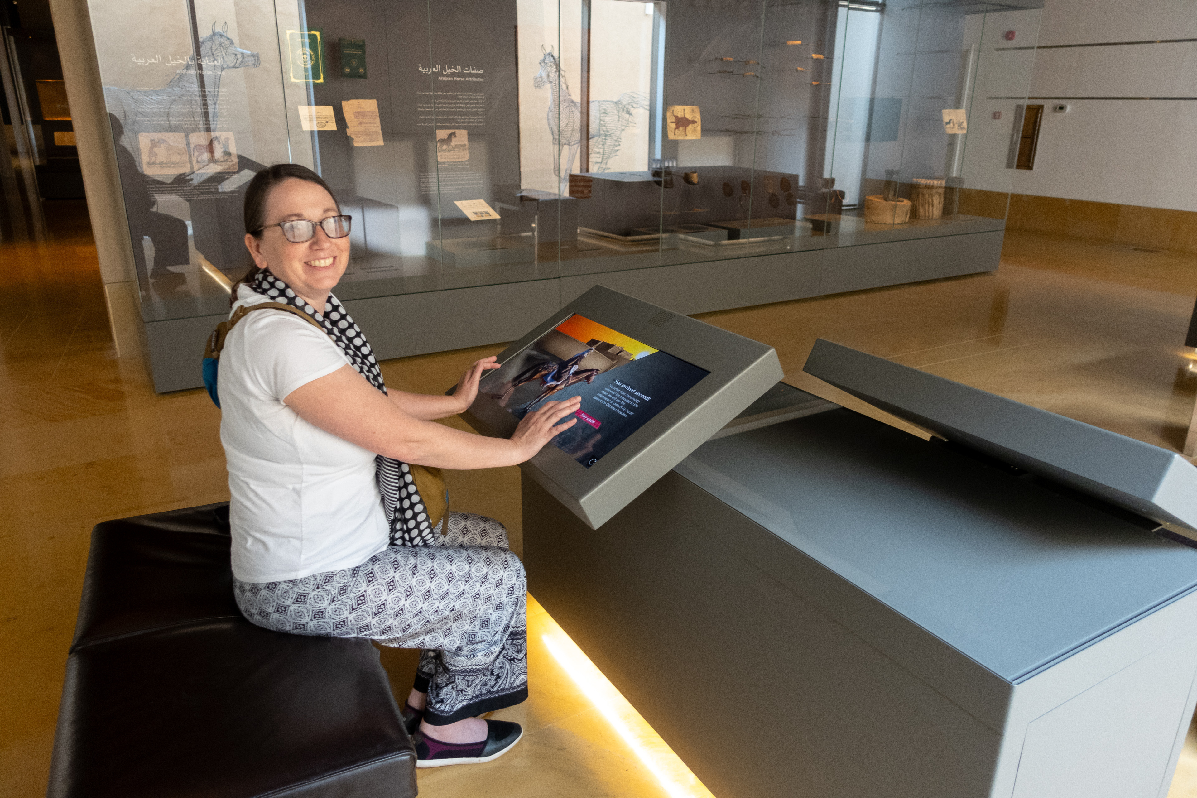 Horse museum @ At-Turaif UNESCO world heritage site in Riyadh.