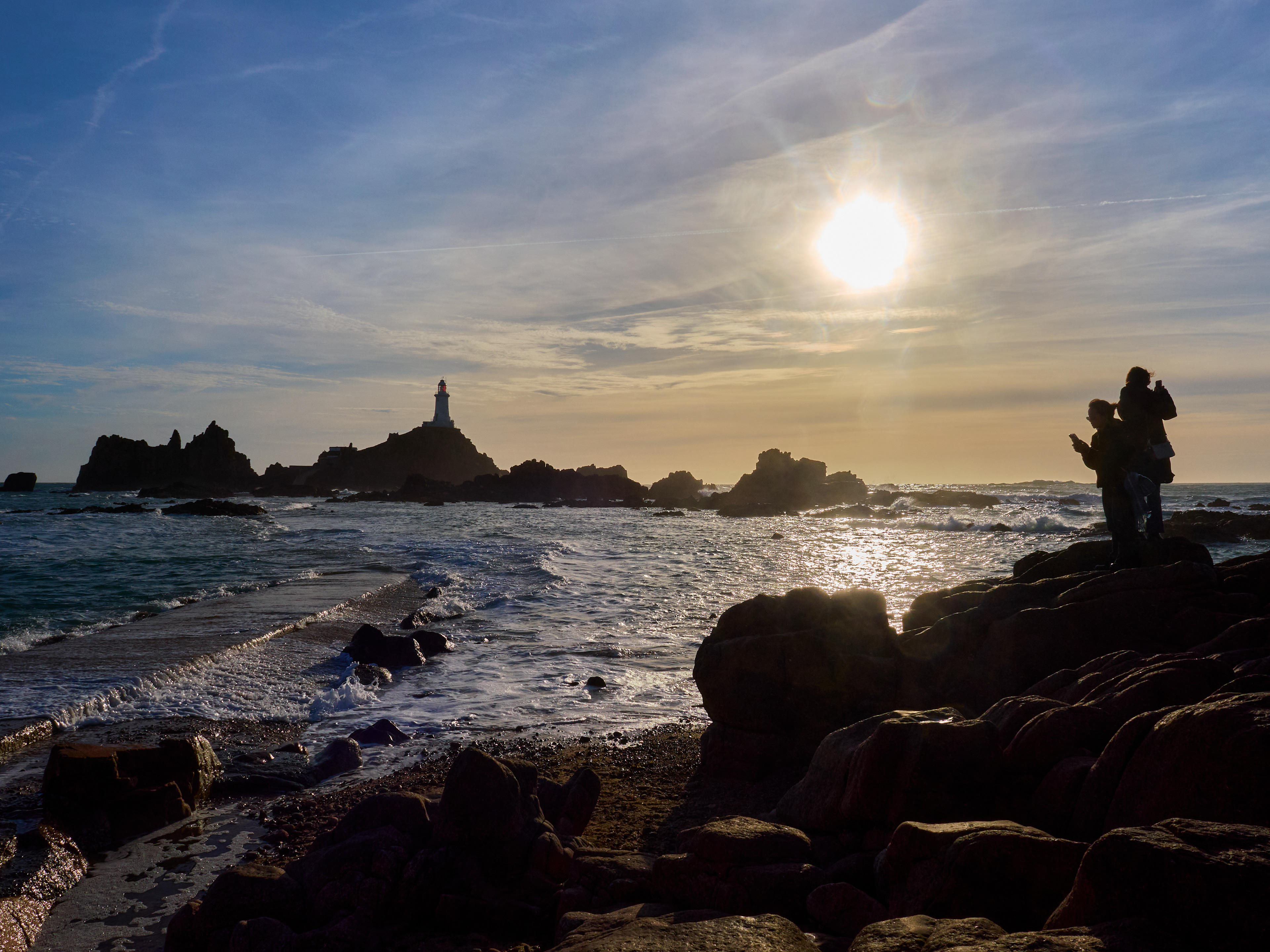 La Corbiere, tide coming in