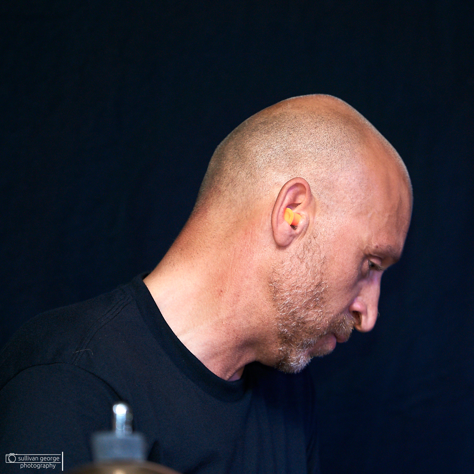 Drummer drumming