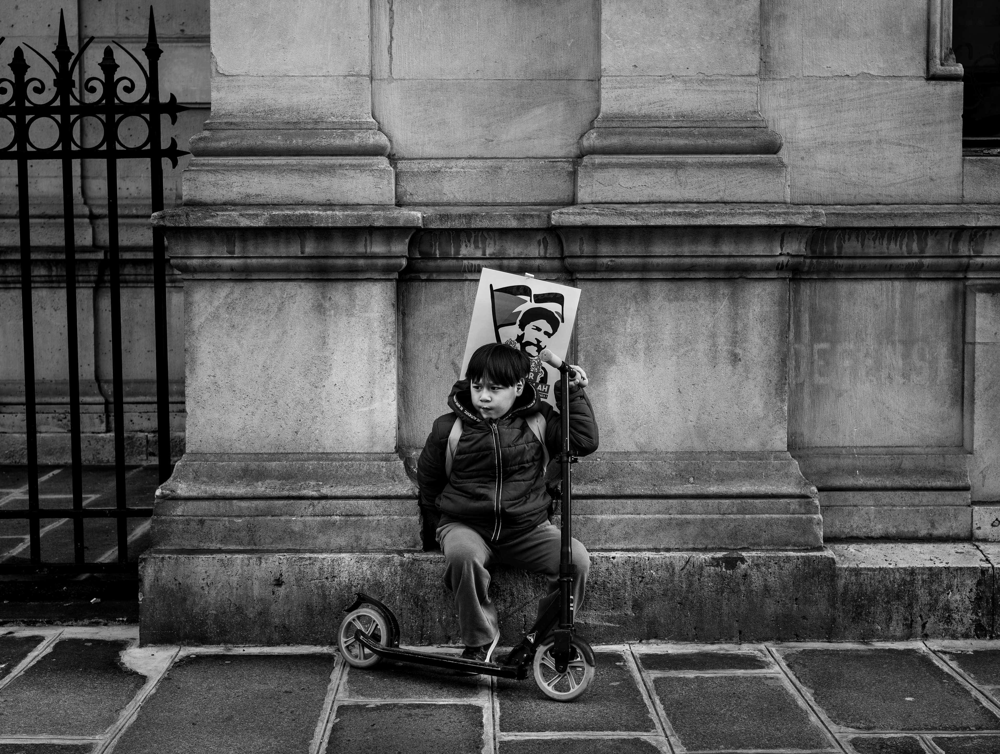 Demonstration to demand the release of Gorges Abdallah 02/08/2025 Paris, France