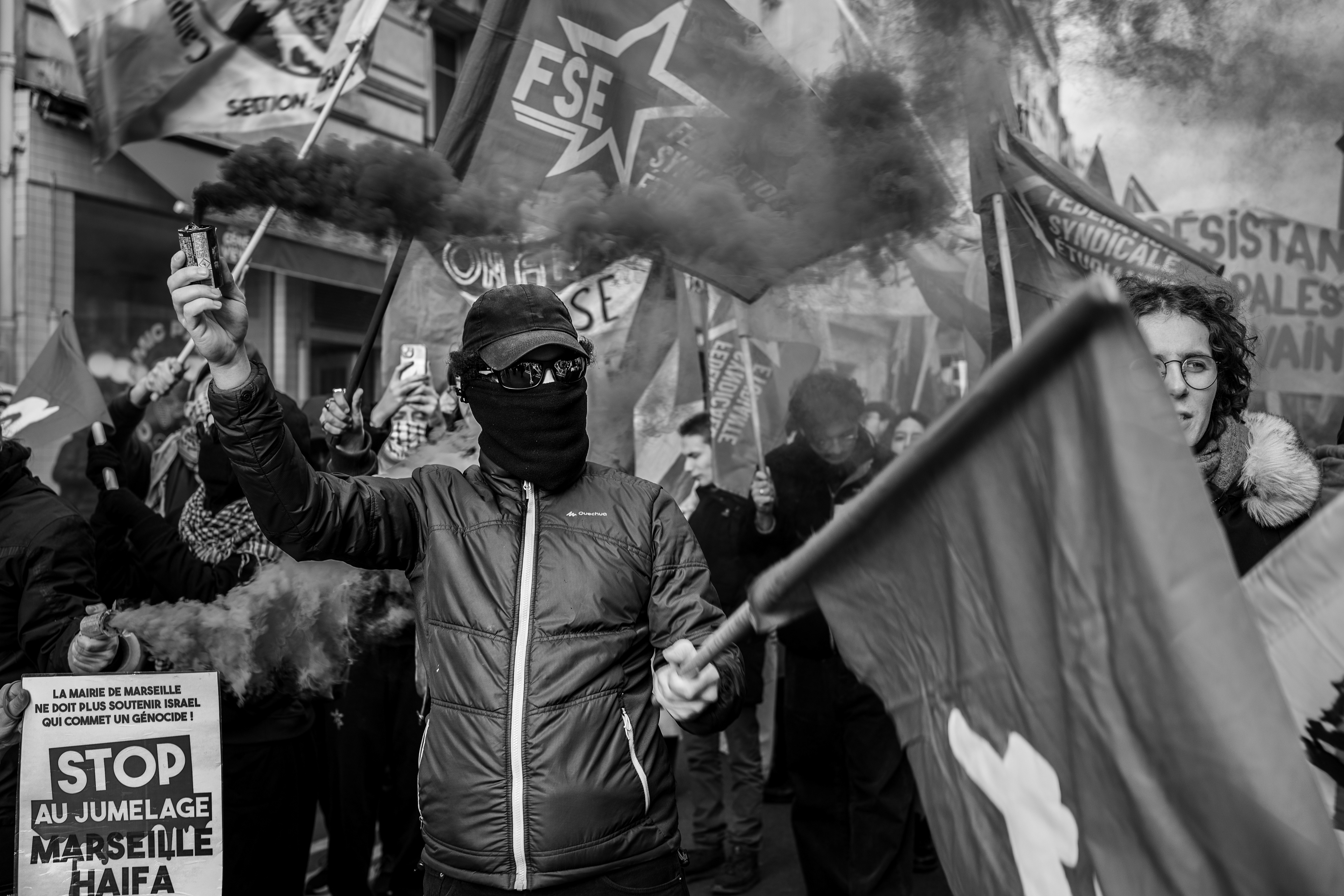 Demonstration to demand the release of Gorges Abdallah 02/08/2025 Paris, France