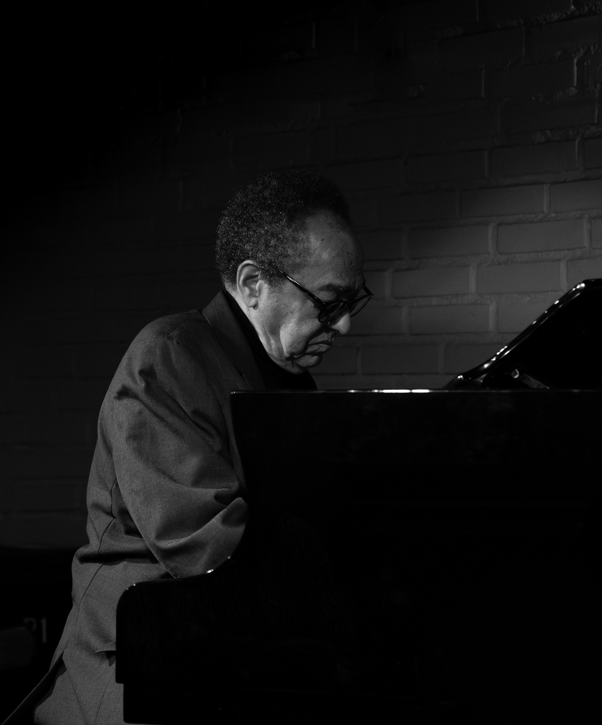 Eric Barret and Alain Jean-Marie concert/conference at Benny Golson's tribute at Sunside, Paris, France.