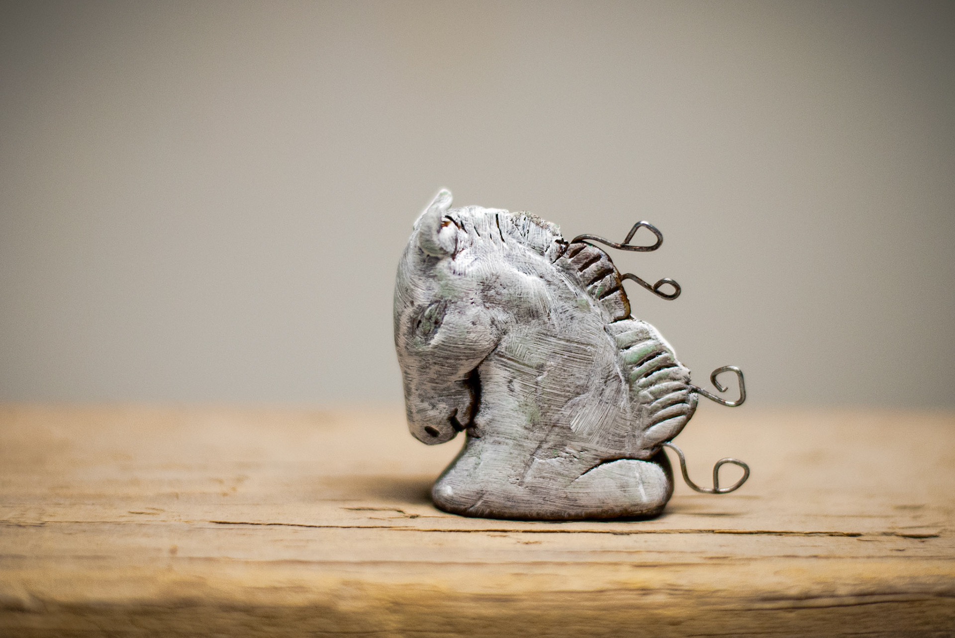 Caballo | Epoxic, Wire and acrylics.