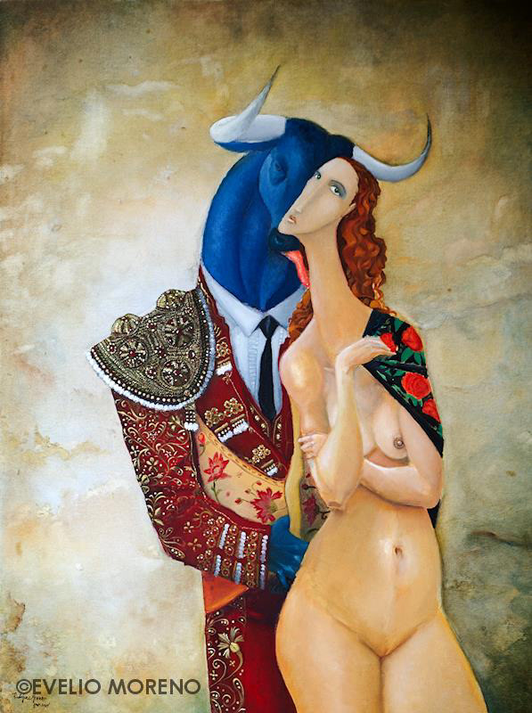 Zeus y Europa | 60 x 80 cm | 2014 | SOLD