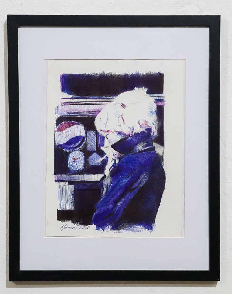 Farmer / pluma bic sobre papel bristol