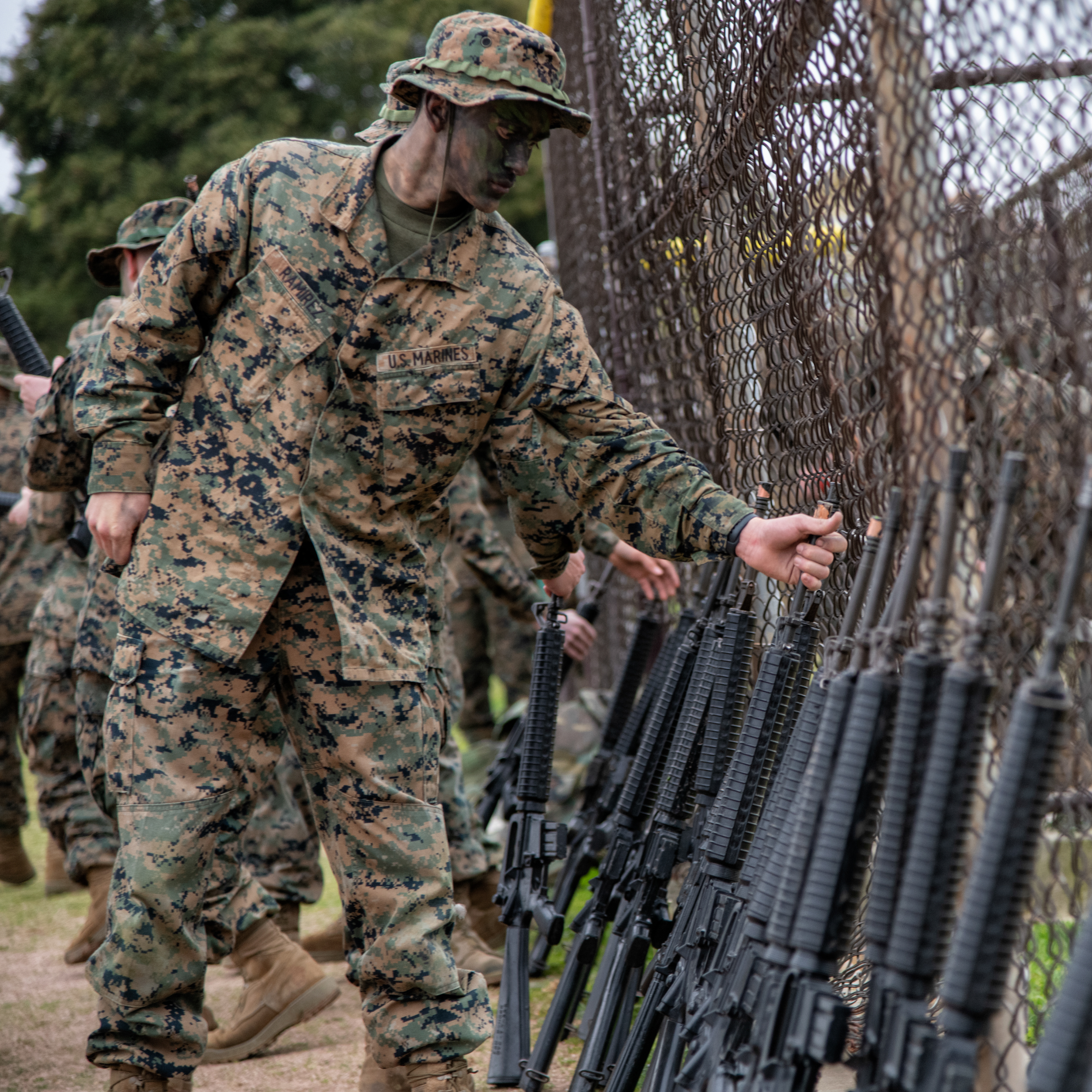 Marine battle skills training