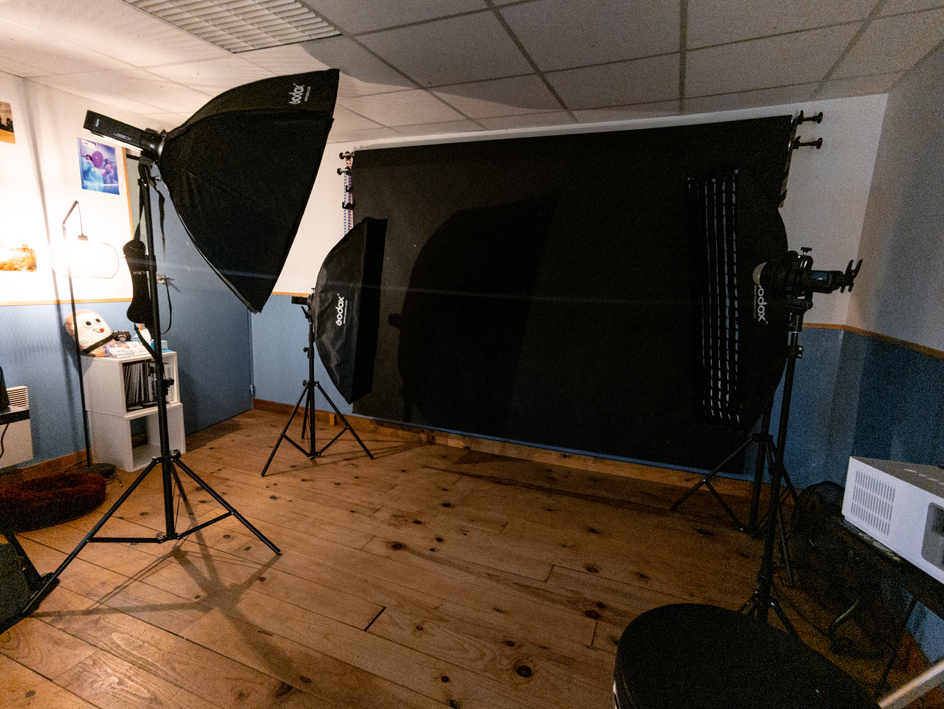 Plusieurs fonds studio au choix