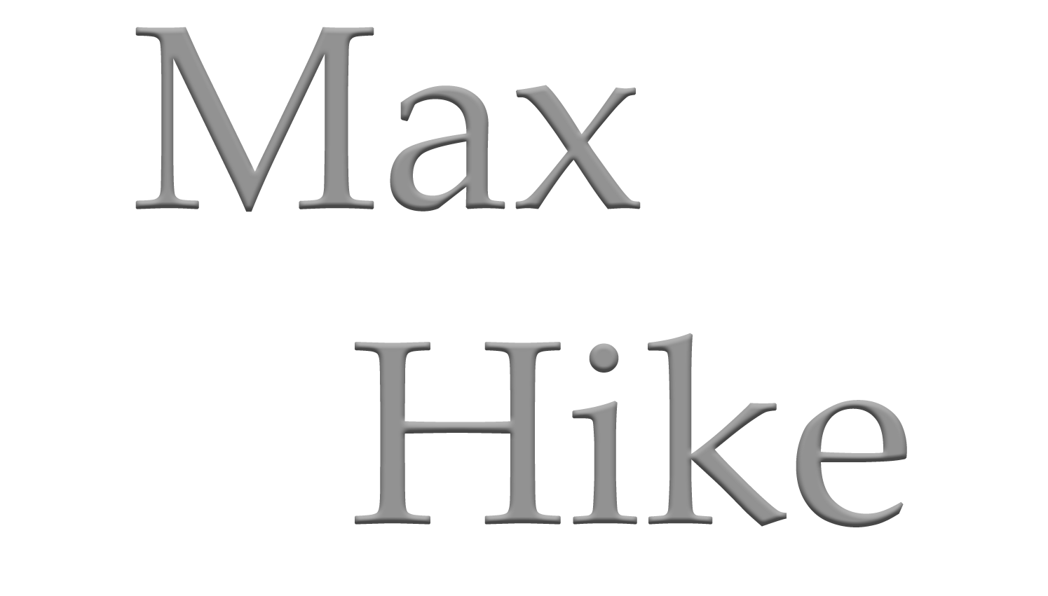 Max Hike Homepage
