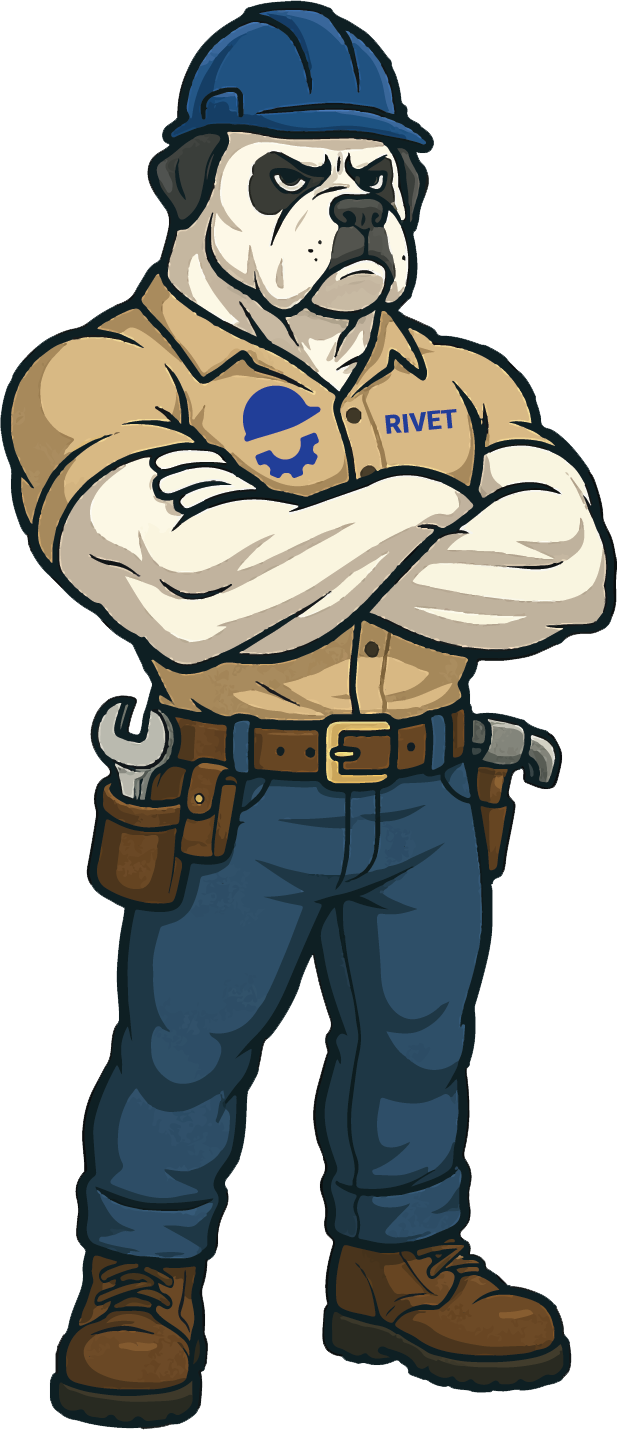 BluPro Mascot- Rivet