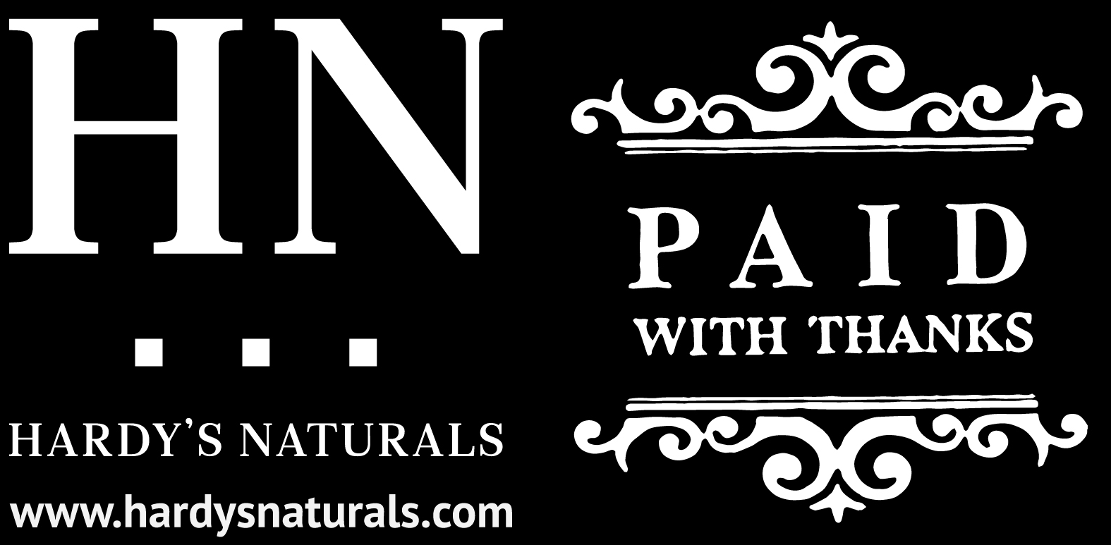 Hardy's Naturals- payment stamp