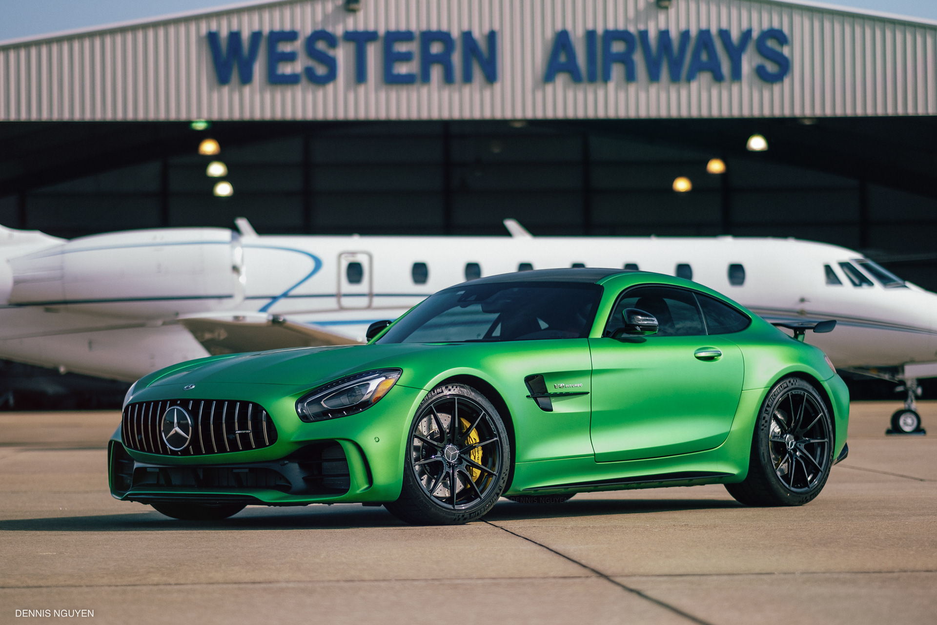 Mercedes Benz AMG GTR Silver