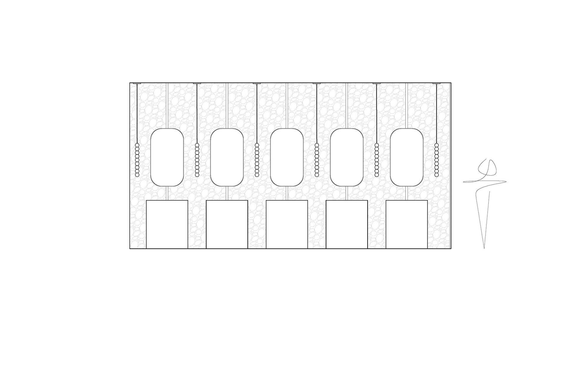 South Washroom Elevation.