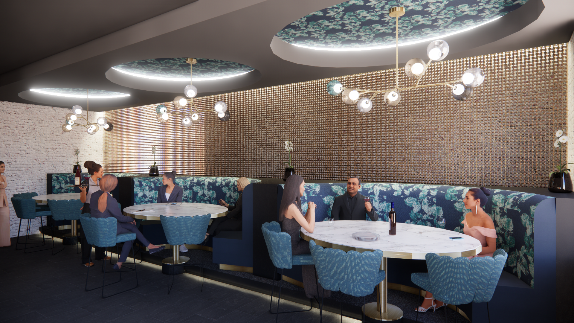 The Restaurant Booth Seating