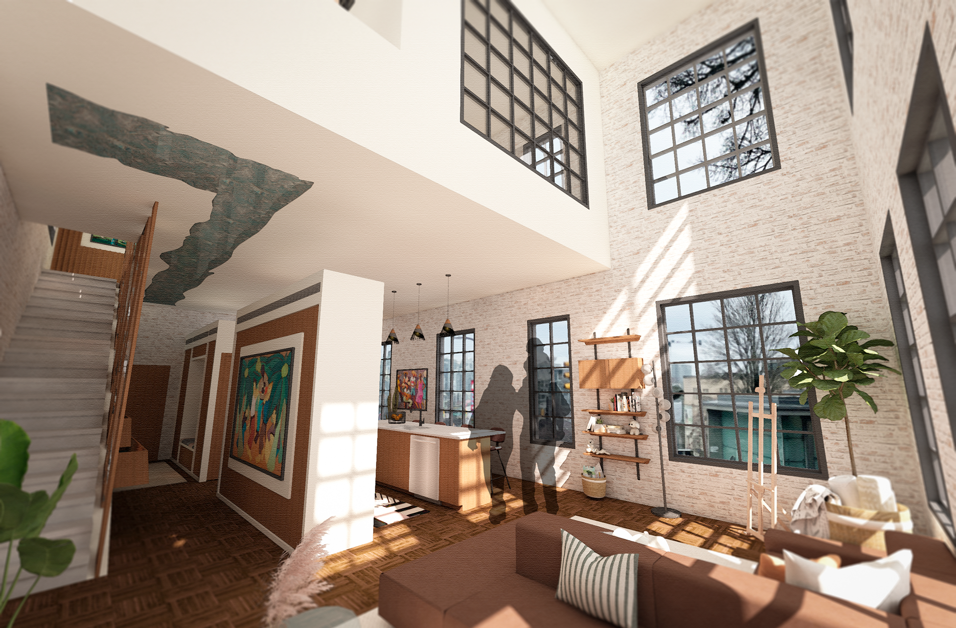 Double Volume Living & Art Space